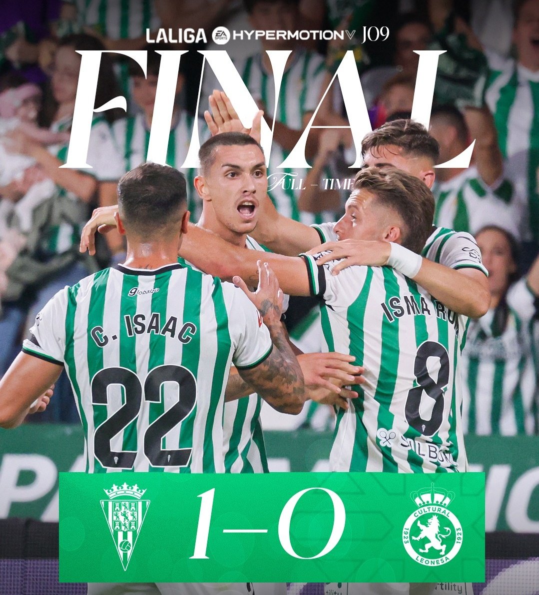 Final del partido.
Partido intenso pero al final conseguimos los 3 puntos, a por siguiente el domingo 19 de octubre a las 18:30h.
En esta Jornada sólo 2 Acertantes,  enhorabuena.
🤍💚🤍💚🤍💚
