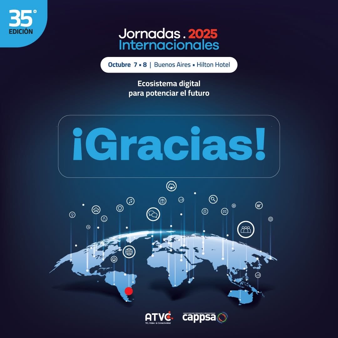 Queremos agradecer a los expositores, auspiciantes y disertantes que formaron parte de #Jornadas2025 🤝

Su compromiso y participación fueron fundamentales para enriquecer el debate, potenciar el intercambio de experiencias y fortalecer la evolución del ecosistema digital. 🌐💡