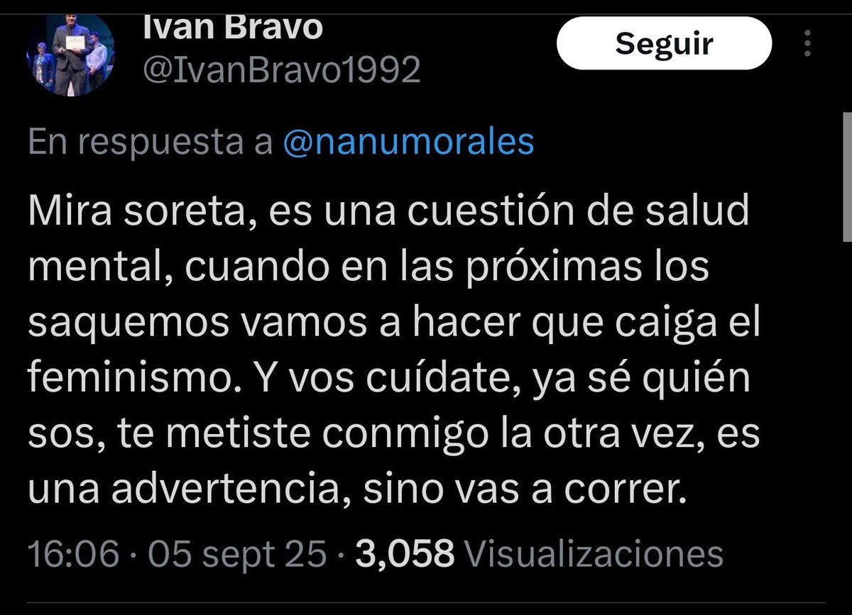 cabezamartini's tweet photo. 🔴 "Vamos a hacer que caiga el feminismo. Y vos cuidate, ya sé quien sos. Es una advertencia, sino vas a correr", algunos de loa mensajes de integrantes de @VaronesUni2 como Iván Bravo, quien se pasó del Partido Nacional a La Libertad Avanza Uruguay y fue denunciado por violar a una adolescente en una fiesta de jóvenes del Partido Nacional en la Chacra de un senador suplente.