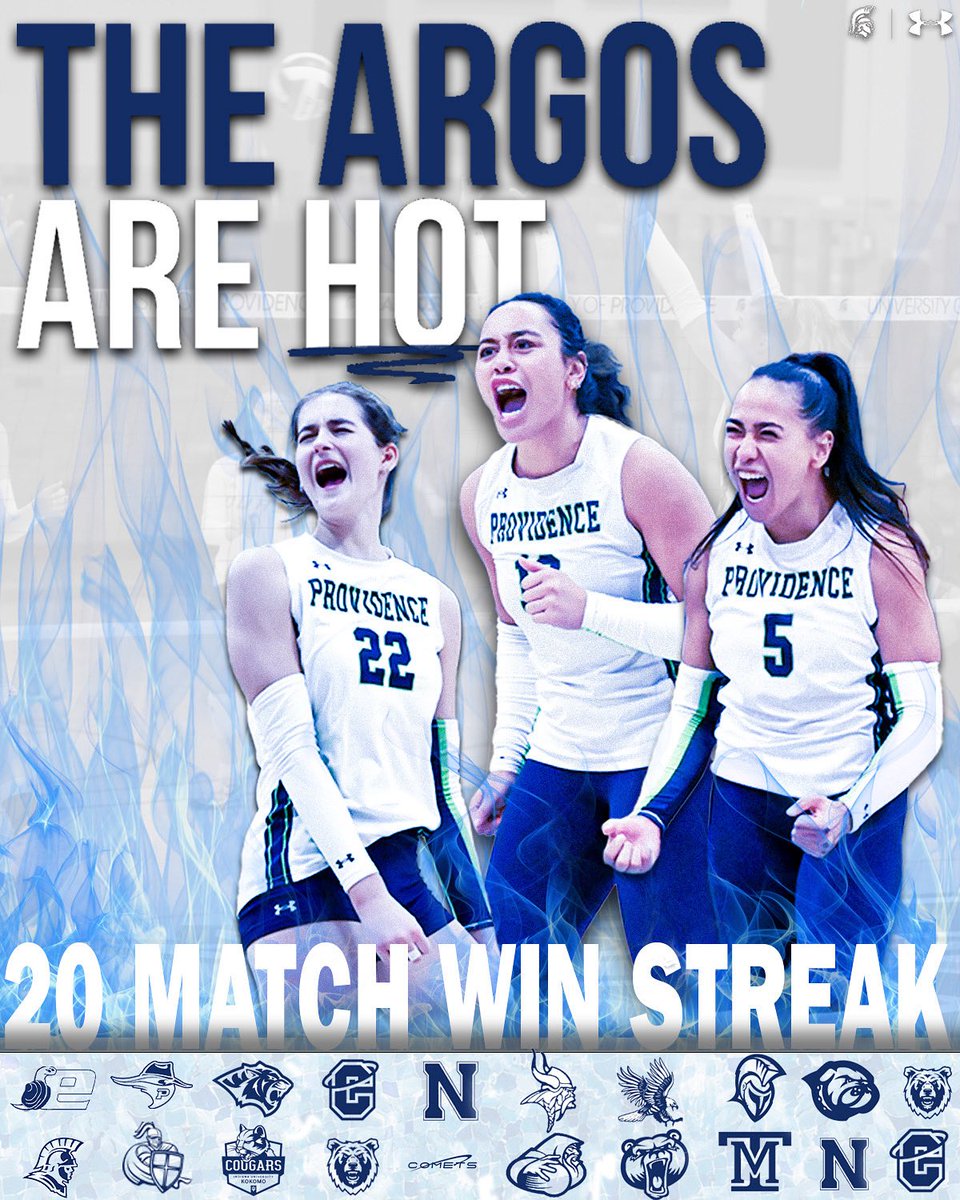 𝙍𝙀𝘾𝙊𝙍𝘿 𝙎𝙀𝙏𝙏𝙄𝙉𝙂

Argos set a new program record with their best start in program history and a 20 match win streak!! #GoArgos