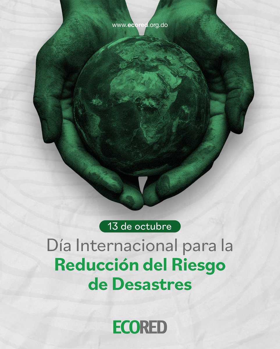 Hoy reafirmamos nuestro compromiso con la protección del planeta.

En el Día Internacional para la Reducción del Riesgo de Desastres, recordamos que invertir en resiliencia es invertir en un futuro seguro y en comunidades fuertes.

#ECORED #Sostenibilidad
#DRRday #ResiliencePays