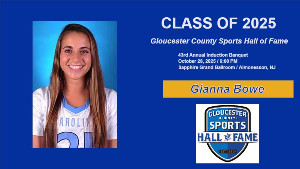 Congratulations to Michelle Tumolo and Gianna Bowe for being inducted into the Gloucester County Hall of Fame! 

courierpostonline.com/story/sports/h…