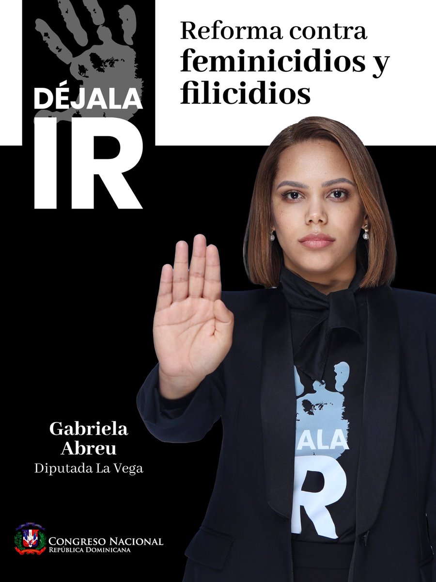 Cada acción cuenta para detener la violencia.

Desde el Congreso Nacional impulsamos la Reforma Integral Déjala Ir, una estrategia de Estado que busca erradicar los feminicidios y filicidios para el año 2035.