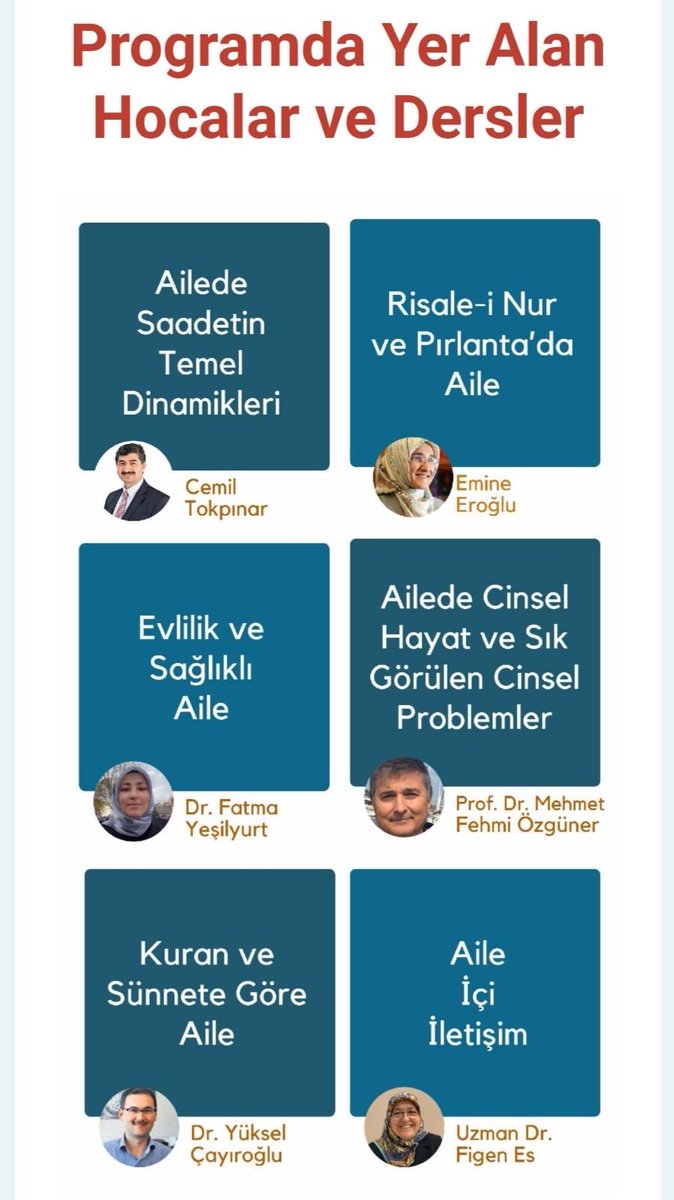 Sevdiklerinize Aile Hayatımız Programını hediye edebilirsiniz!

Dost ve akrabalarınızdan evlenecek kimselere, nişanlı olanlara, yeni evlenenlere veya ailesinde sorun yaşayanlara en güzel hediye aile hayatımız programı.

Geniş bilgi ve kayıt için: turkce.respectgs.us/respect-aile-o…