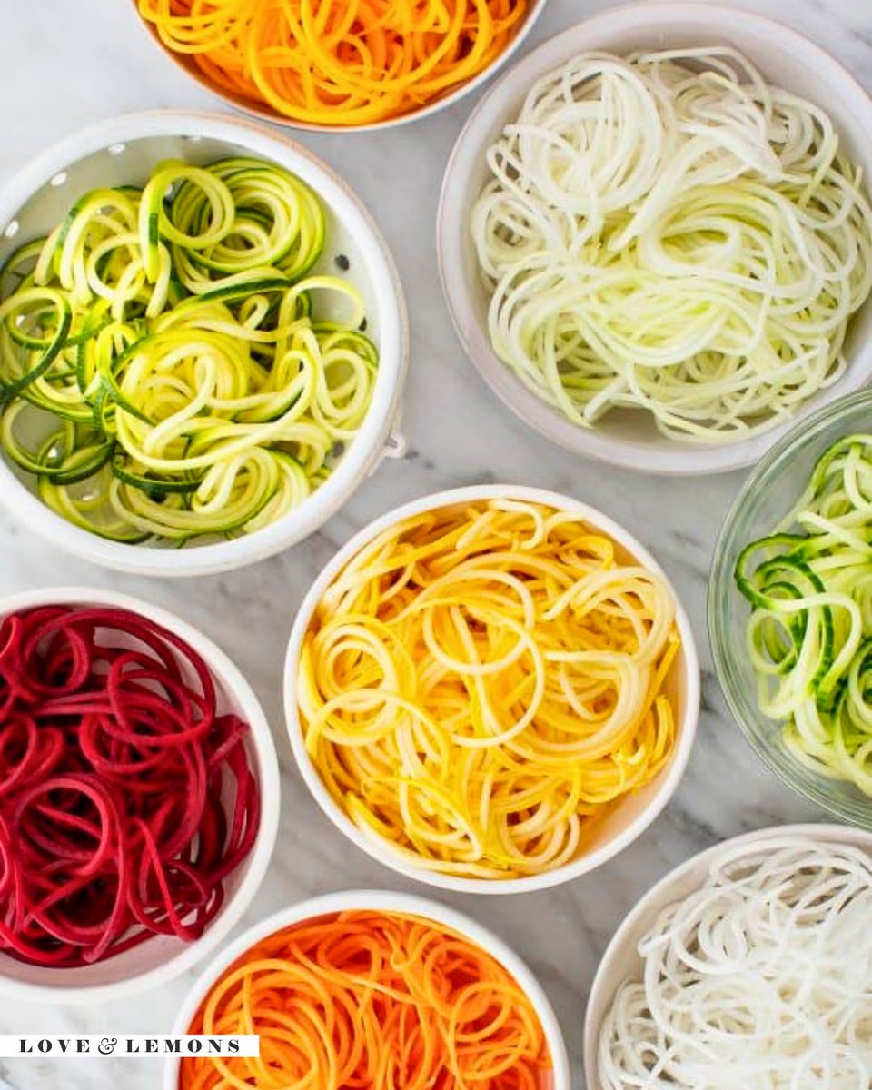 🍝 This #NationalPastaDay twirl up something delicious—and #healthy!

Swap traditional noodles for #veggienoodles to lighten the plate without losing the fun. 🥒🥕

Check out this collection of recipes by <a href="/lovelemonsfood/">Jeanine Love&Lemons</a>  👉 loveandlemons.com/veggie-noodles/

#TIPA #FreshProduce