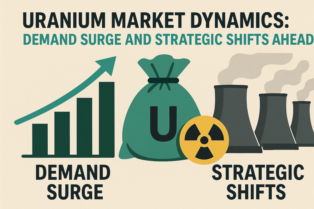 ArtificallCom's tweet image. Uranium market set for transformation:

📈 Global demand for uranium could soar from 170M to 530M pounds by 2040, driven by climate goals and energy security.

🌍 China and India are ramping up nuclear capacities significantly by 2030 and 2047, respectively.

💹 Companies like…