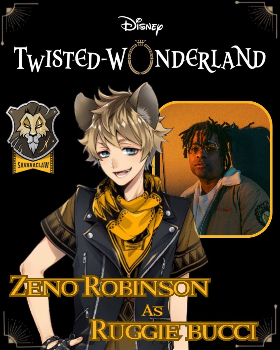 childishgamzeno's tweet image. “Chehchehchehchehcheh 🐺”
THANK YOU GODDDDDD!!! I saw a lot of people asking for this, so I’m really blessed to say you can hear me in TWISTED WONDERLAND as RUGGIE BUCCI!! As a lifelong Lion King fan (the musical was one of the first I saw that inspired me) I’m honored!!