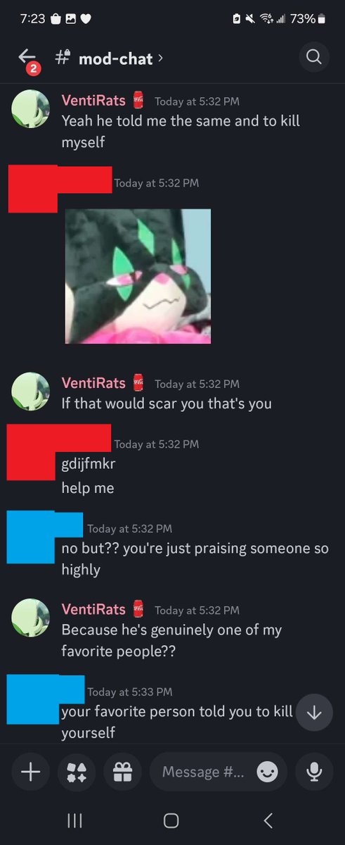JasPixieArchive's tweet photo. For people unaware, @/VentiRats / Jas / Pixie was called out back in March and confronted by two of his Discord Mods, there's also a screenshot of them admitting to one of the mods that he's a pedophile/hebephile https://t.co/MECq8xHmrh