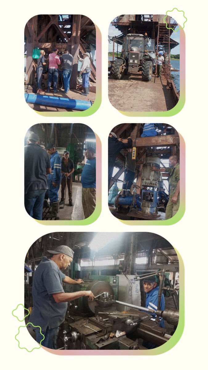 La brigada de electromecánico y el taller de maquinado del CAI de Mella han entregado horas de trabajo y empeño para que hoy la E/B Bayate pueda brindar el servicio tan vital que es el 💦 a la población de esa localidad. #UnidosSomosMasFuertes 
#AySCuba