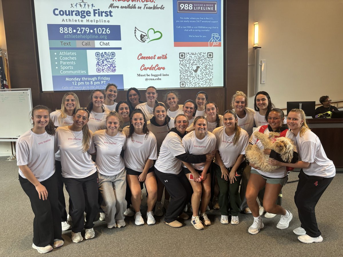 Our girls got to listen in on a Mental Health Panel run by Bailey Belle, our Director of Pawsitivity, &amp; the amazing student panel! Thank you Cards Care for putting on this great event! 🏀♥️
•
#GoCards #YOUmatter #MentalHealth