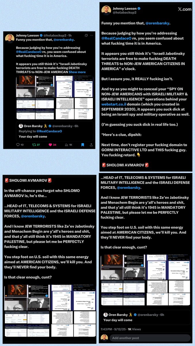 KettyLove (@lovekettyluvz) on Twitter photo <a href="/SpeakWithDeeDee/">SpeakWithDeeDee</a> Here’s some things you should also get caught up on as quickly as possible.
🚨NOTE: Please see the intel below and consider it your having been shown the overwhelming, incontrovertible evidence of Israel & TPUSA being the most likely perpetrators of the murder of Charlie Kirk.👇 <a href="/SpeakWithDeeDee/">SpeakWithDeeDee</a> Here’s some things you should also get caught up on as quickly as possible.
🚨NOTE: Please see the intel below and consider it your having been shown the overwhelming, incontrovertible evidence of Israel & TPUSA being the most likely perpetrators of the murder of Charlie Kirk.👇