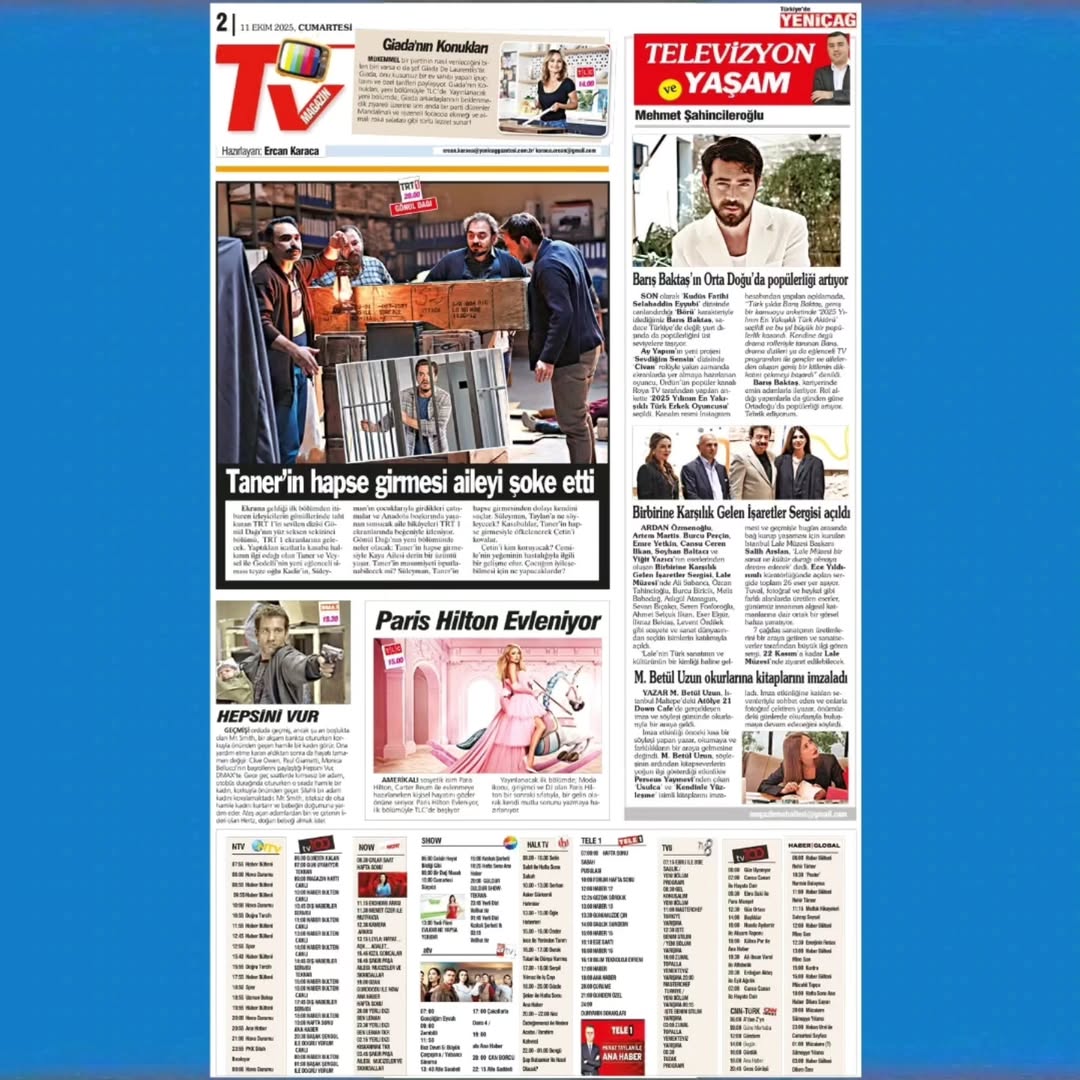 Yeniçağ Gazetesi köşe yazarı Mehmet Şahincileroğlu’nun #BarışBaktaş hakkında kaleme aldığı haber 📰🤍