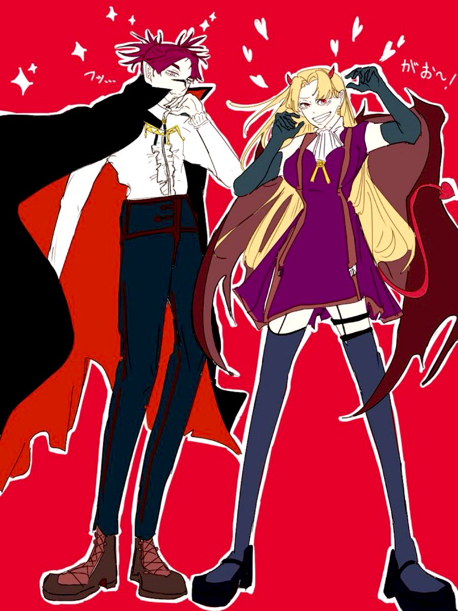 🩸🦇＆💫😈
ハロウィンまだ先ですが！！