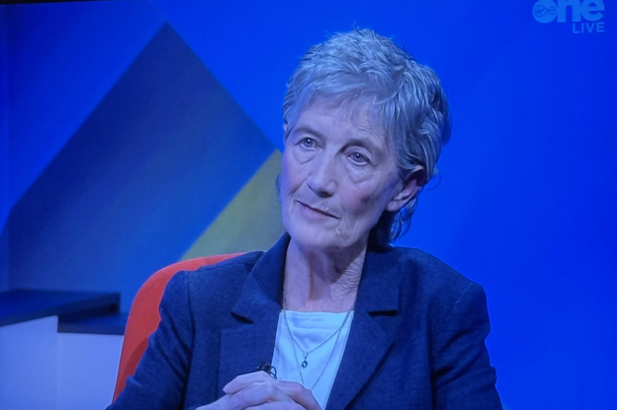 steokelly's tweet image. Catherine Connolly:
“I’m on record condemning Assad, by contrast @MichealMartinTD met with Assad, and we know that, and very few questions were asked about meeting this man”
 #TheBigInterview