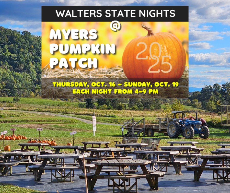 Join us later this week at Myers Pumpkin Patch for our annual WS Nights! Let's celebrate the Fall season together! Get your tickets ahead of time at bit.ly/WSFallEvents20…. Tickets are also available at Myers Pumpkin Patch each night for the same cost. See you there!