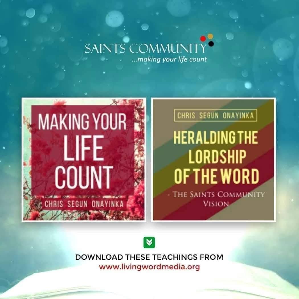 Just before you sleep tonight..

Listen to these two Teachings

MAKING YOUR LIFE COUNT

&amp;

HERALDING THE LORDSHIP OF THE WORD

Available for free download on

livingwordmedia.org

It's good to listen again today 

Tell a friend

Pray for us

It's Jesus revealed around the