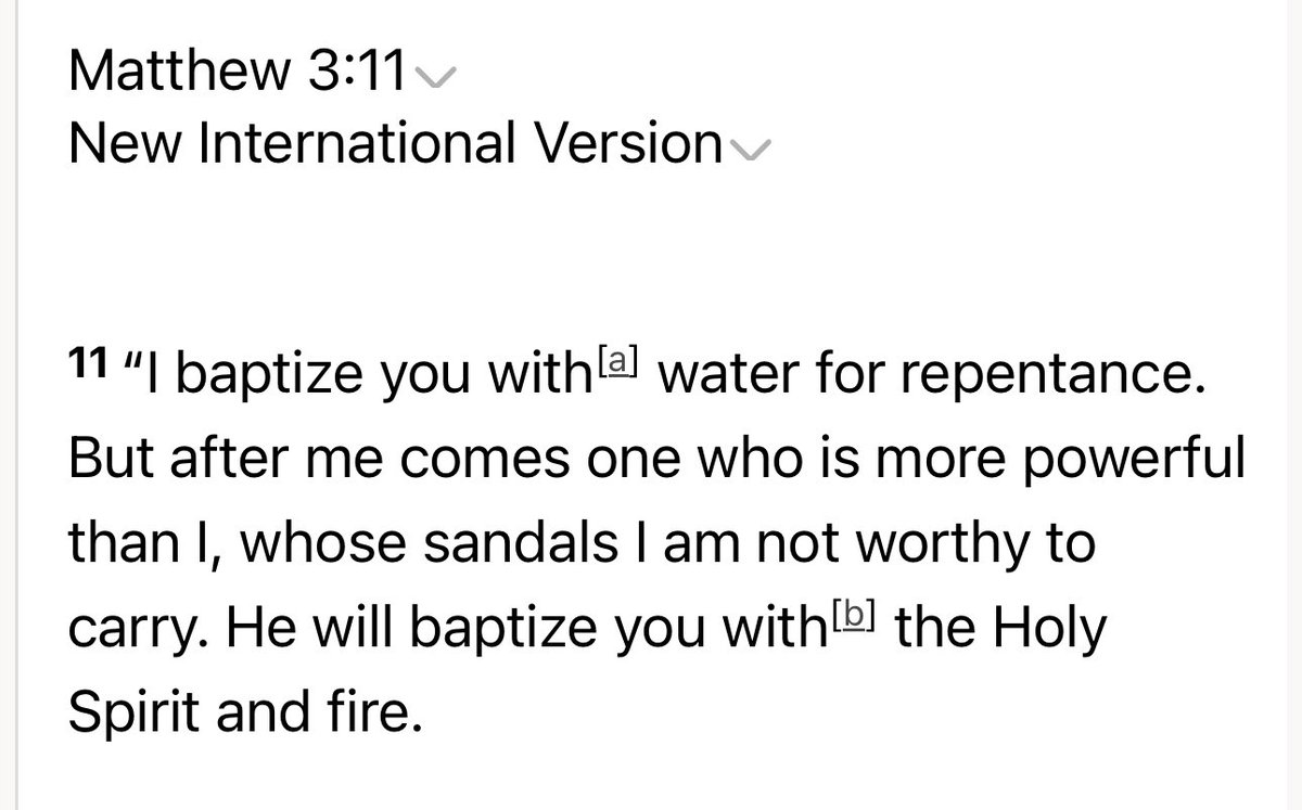 There was only one type of water baptism in scripture, and it was John the Baptist’s baptism for repentance. At no time did it include receiving the Holy Spirit which is the key requirement to be born again. So modern-day baptisms to be born again, are biblically unfounded.
