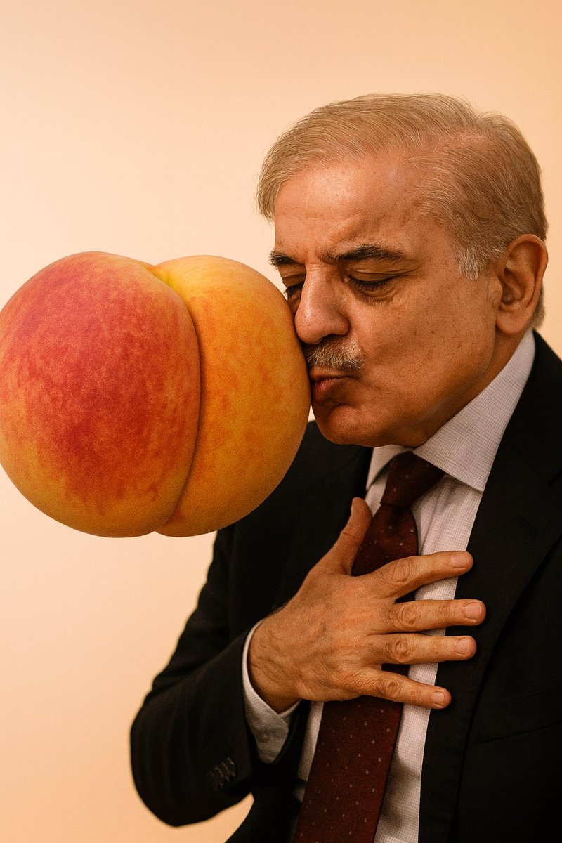 Mr. President I want to kiss your Peach next time
- Shahbaz Sharif’s ready to take things to the next level 🔥