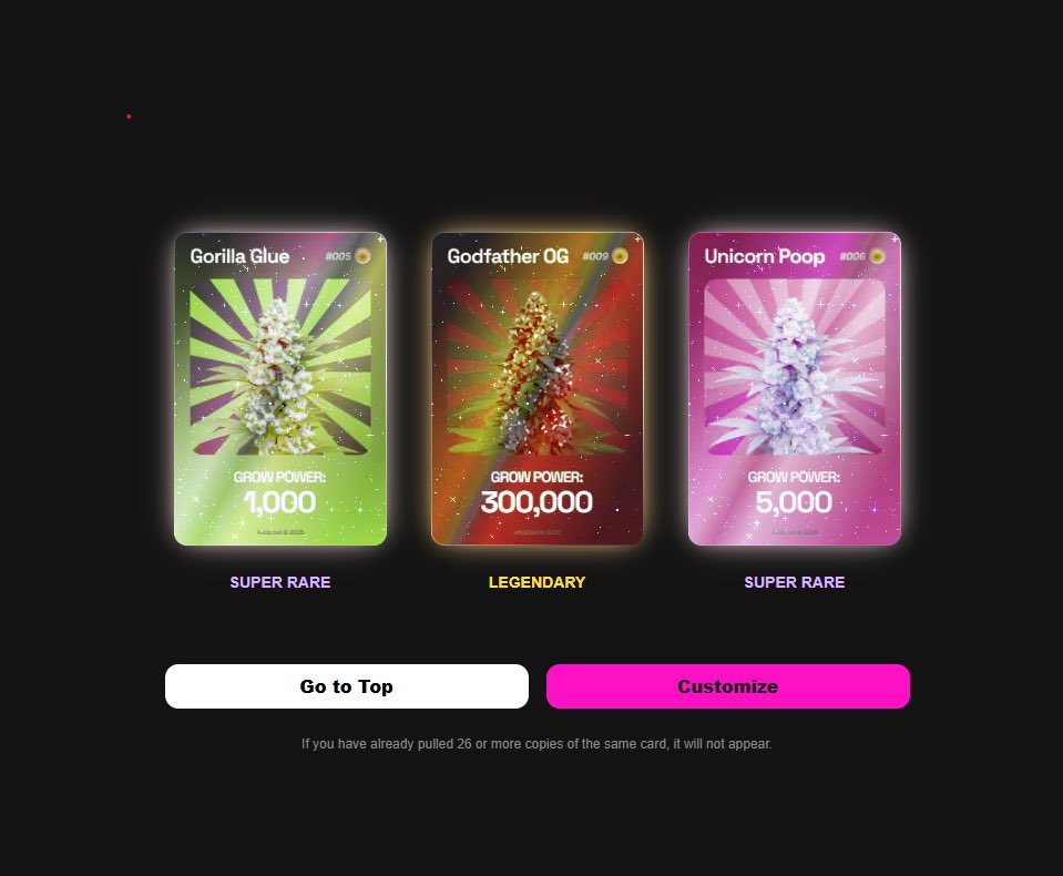 livetwitchsol's tweet image. While waiting for the @addicteddotfun cartel wars to start, I added 2 more Godfather OG’s to the garden. 🪴 $WEED