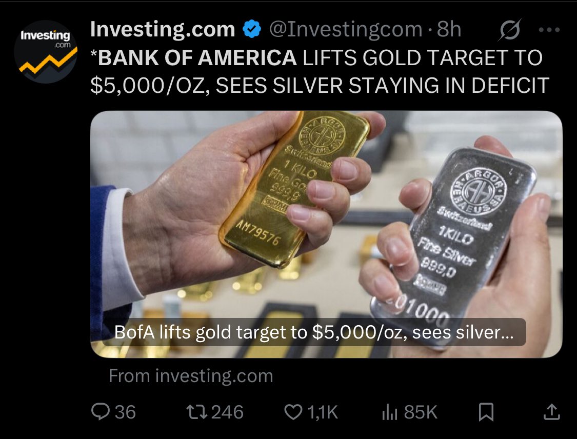 yatirimci_coder's tweet image. Bank of America, gümüş hedefini $65'a yükseltmiş. Gerekçe olarak da Londra piyasasındaki fiziki mal sıkışıklığını ve talebin arzı ezmesini göstermiş. 📰
İyi de, bu anlık “Londra sıkışması” bittiğinde ne olacak? Asıl mesele o değil.
Unutmayın, gümüş artık "kritik mineral"…