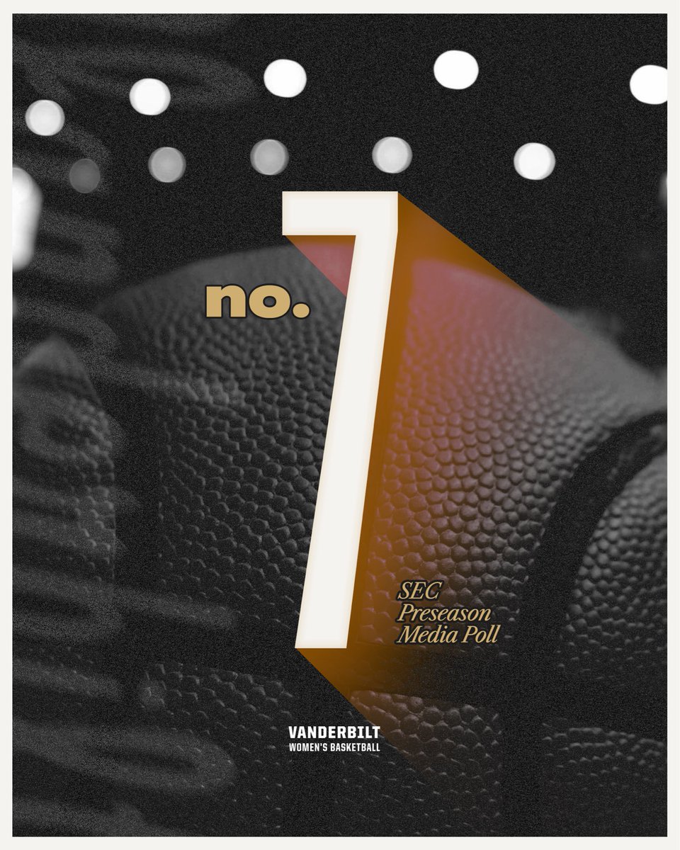 Vanderbilt WBB (@vandywbb) on Twitter photo Dores come in No. 7️⃣ in the SEC WBB Preseason Media Poll
It is the highest preseason ranking under head coach Shea Ralph
⚓️⬇️
#AnchorDown Dores come in No. 7️⃣ in the SEC WBB Preseason Media Poll
It is the highest preseason ranking under head coach Shea Ralph
⚓️⬇️
#AnchorDown