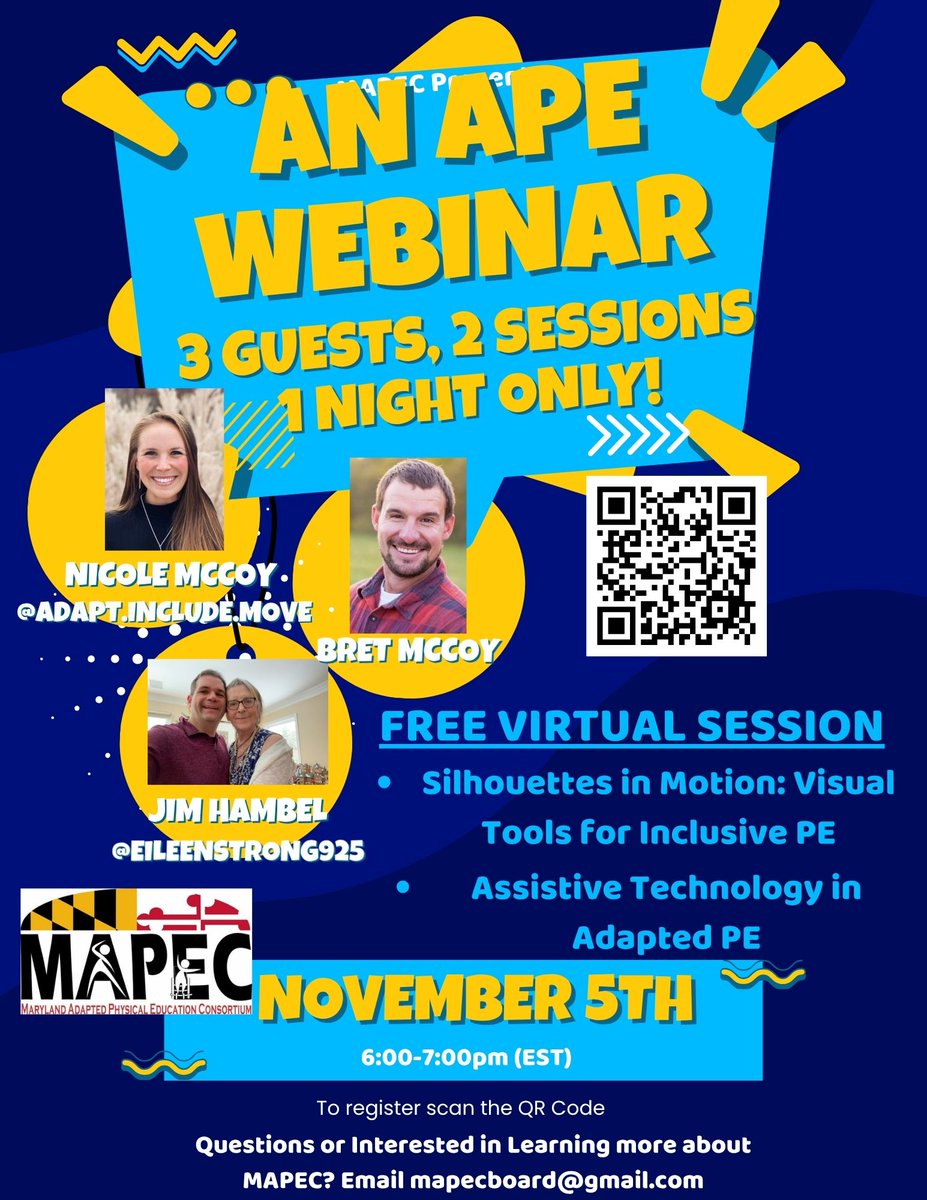 Ecstatic to announce that we are hosting this webinar on November 5th with <a href="/NMcCoy_APE/">Nicole McCoy</a> and <a href="/Eileenstrong925/">MacGyverPE</a> 

Register via the QR code or this link:
forms.gle/anvfBYzxtPs1v8…