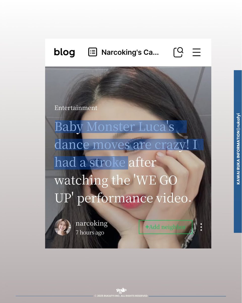 kawairukapapers's tweet image. In a review on Naver Blog, the writer admitted to being mesmerized after watching the exclusive performance of “We Go Up.” 

BABYMON HIGH UP EXCLUSIVE 
#WEGOUP_PERFORMANCE_VID
#RUKA #BABYMONSTER