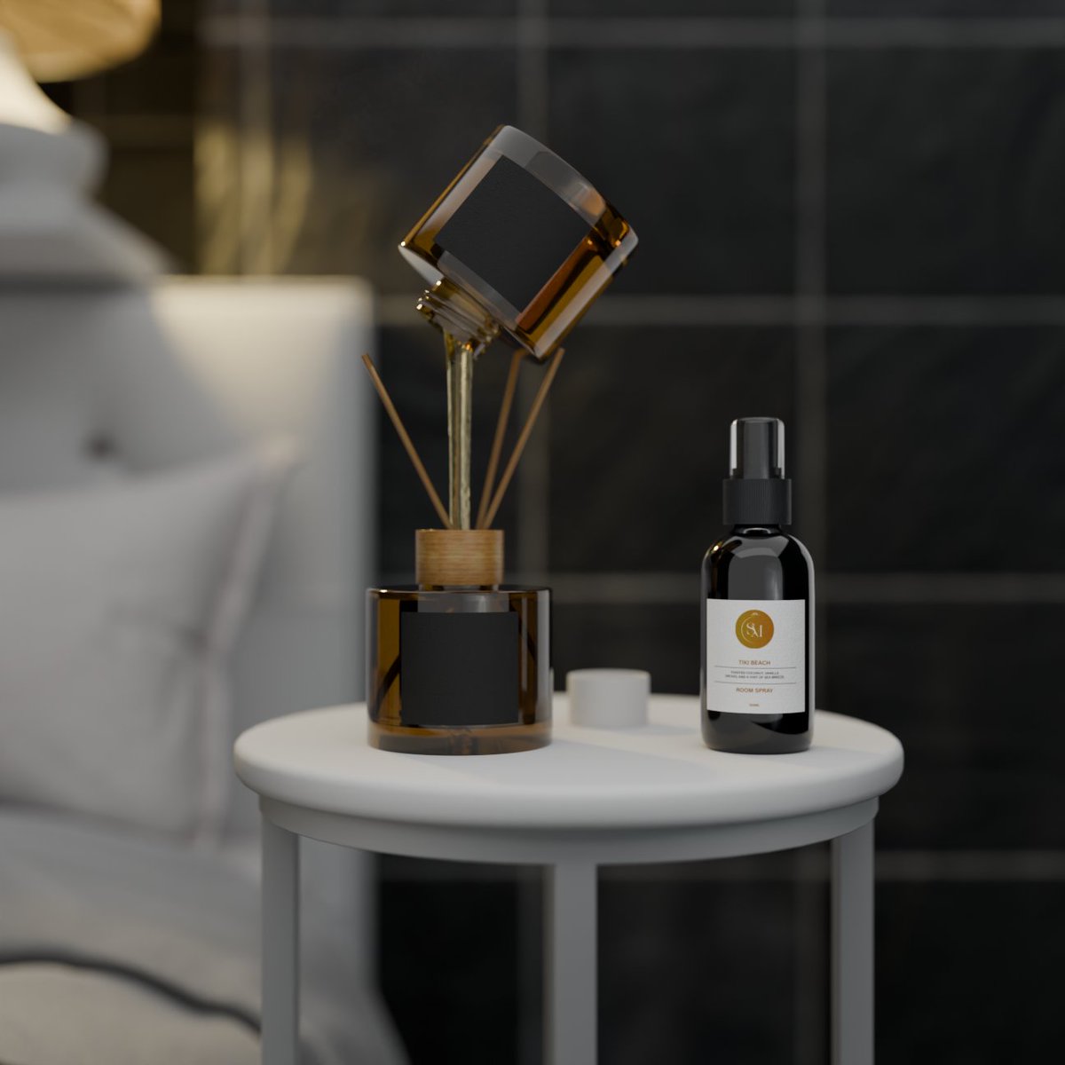 FrankE3D's tweet photo. Day 12, The Pour of Calm🍍
 Pineapple Sunrise meets The Beach.
Two scents. One design.
The art of balance in motion.
#3DArt #RenderArtist #LuxuryDesign #DiffuserDesign #RoomSpray #CGIArt #DesignInMotion #LuxuryLifestyle #ProductVisualization #CinematicRender https://t.co/vPuW4VmxZy