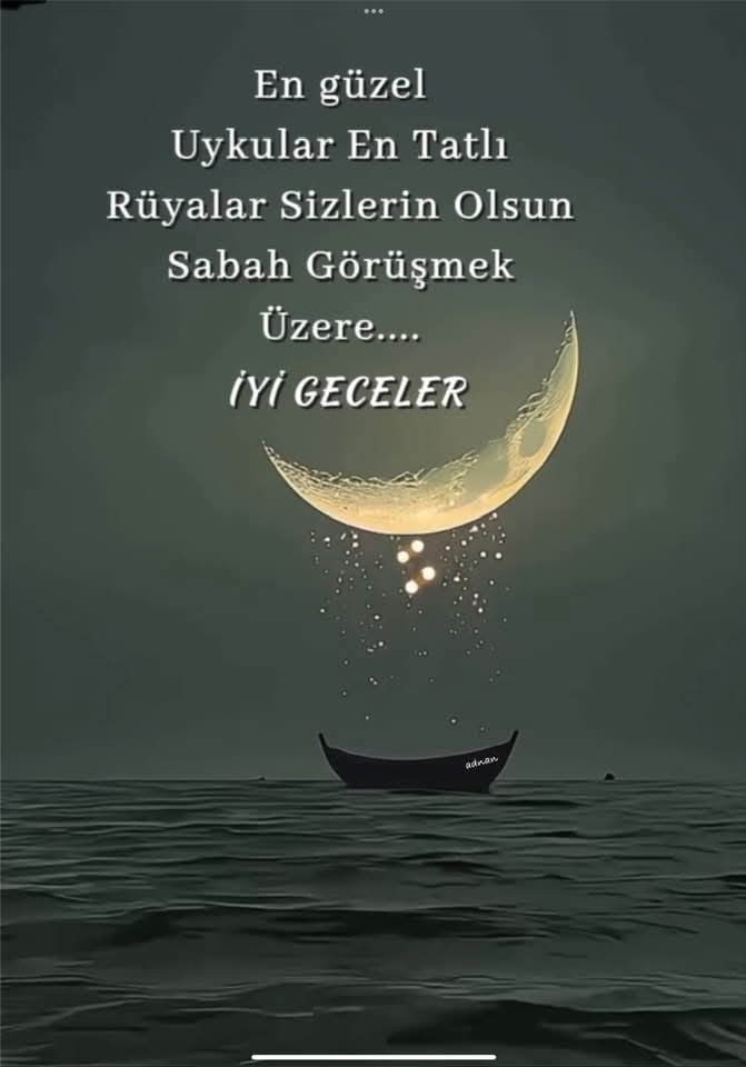Hayırlı geceler