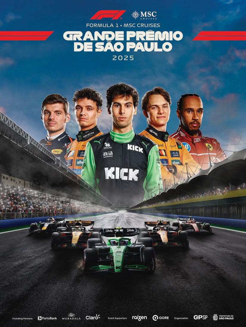 🇧🇷 OFICIAL 🇧🇷

ESSE É O PÔSTER DO GP DE SÃO PAULO DE F1 2025!!!

Gostaram?