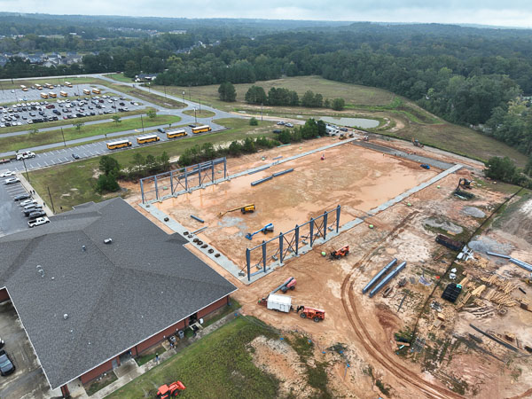 scoutpm_'s tweet image. 👀 The new covered practice complex at Smiths Station High School is going up! Scout is proud to partner with Lee County (Alabama) Schools to provide program management services for this project. #MadeSure #programmanagement #PantherPride