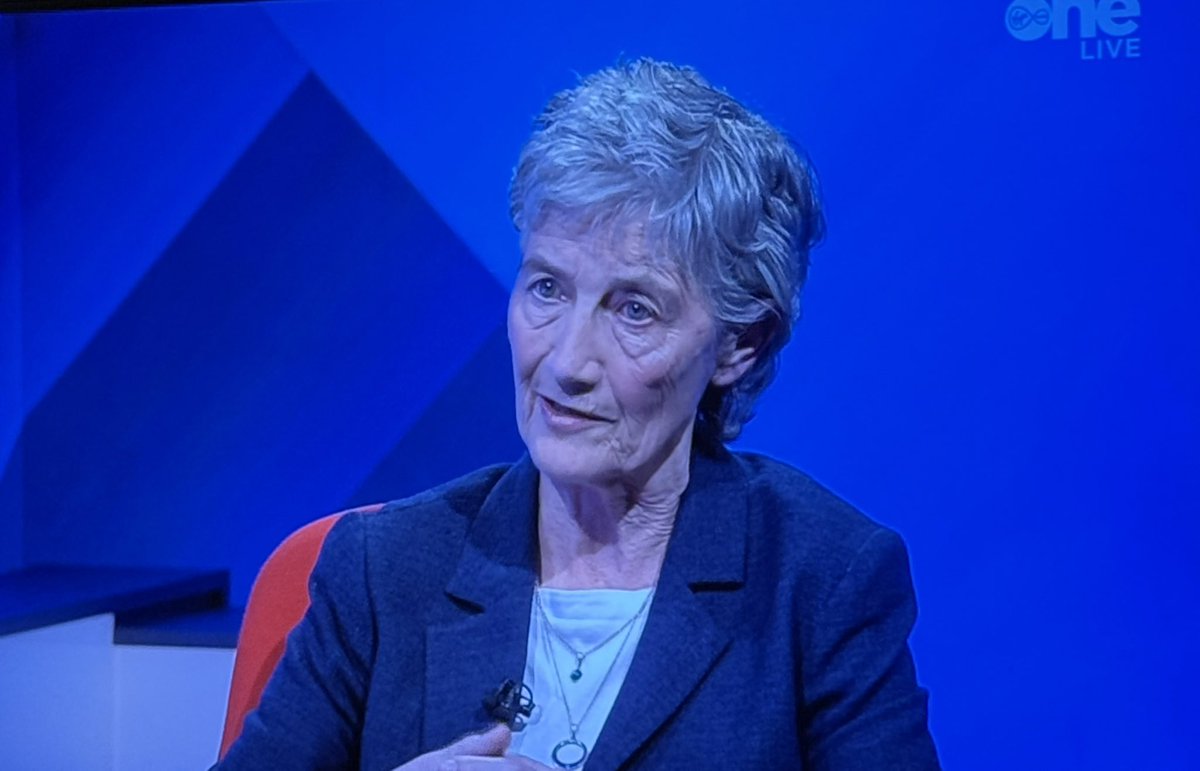 steokelly's tweet image. Catherine Connolly:
“This is ridiculous” after being asked a question on Clare Daly & Mick Wallace a second time after answering it merely seconds earlier 
#TheBigInterview