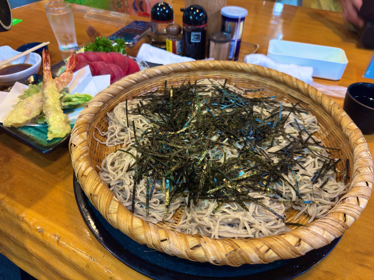 栃木　建設中のダム→
鹿沼スノーピークでコーヒー☕︎→
上永野の大越路さんの
５人前ざる蕎麦　やりすぎました🫃