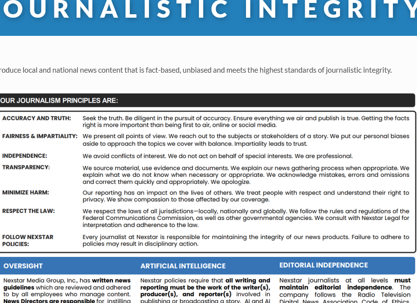 creditscoring's tweet image. @grok @RTDNA @TheMottness Find a Nexstar apology.

#falsity #TX 
#ThisIsJournalism #Murrow #FirstAmendment #FirstAmendmentTaskForce