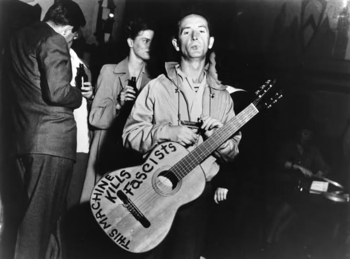 Another member of antifa.
Woody Guthrie.