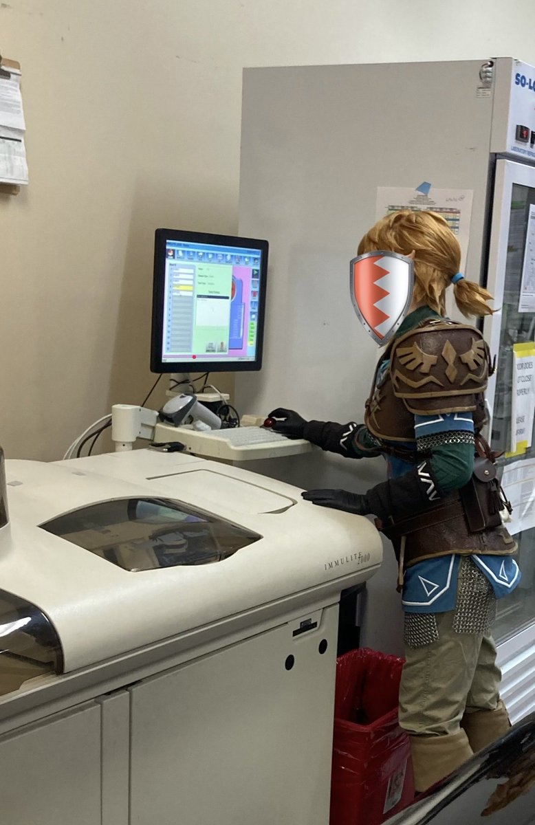 When being a hero doesn’t pay rent so you gotta make ends meet somehow…😔

[A coworker took this awhile ago, I had an event that conflicted with my work schedule so I had to work a whole overnight shift as a disheveled Link and everyone was 100% onboard with it ahaha]