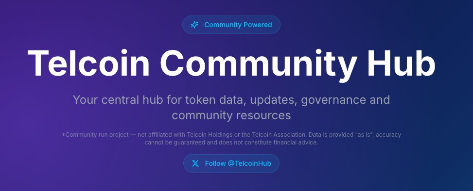 Follow the real-time, data-driven HQ of all things $TEL on the <a href="/TelcoinHub/">Telcoin Hub</a>:

⦾ Telcoin Wiki
⦾ Tokenomics
⦾ Global Footprint
⦾ Holder Snapshot
⦾ Market Dynamics
⦾ Proposal Trackers
⦾ Technical Roadmaps