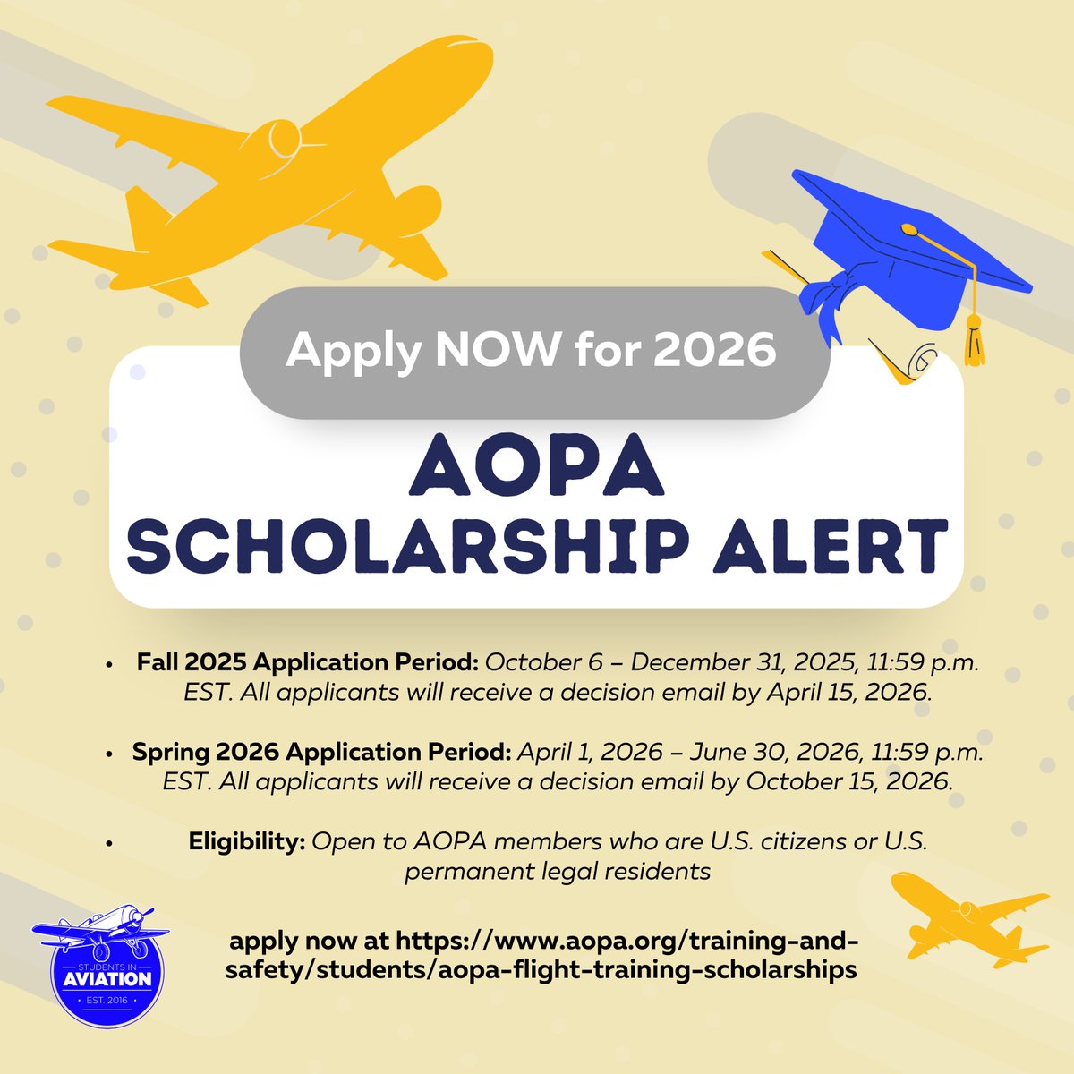 Students In Aviation tweet media