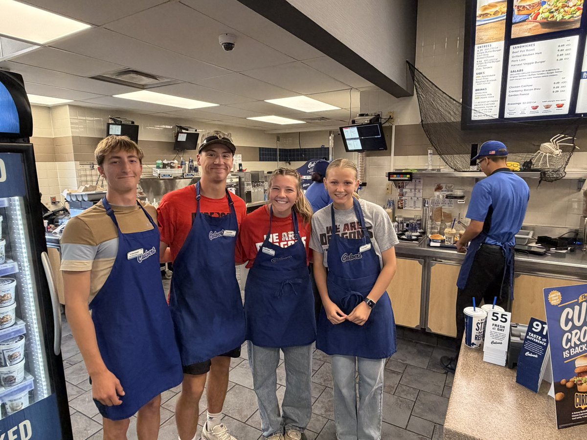 Dine to Donate is live! 5:00-8:00 at Culver’s in Greenfield. Proceeds help support Brooke and Taylor’s amazing “Dream Day” service project!  <a href="/VoelzJames/">New Palestine High School</a> <a href="/NewPalCS/">New Palestine Community Schools</a>