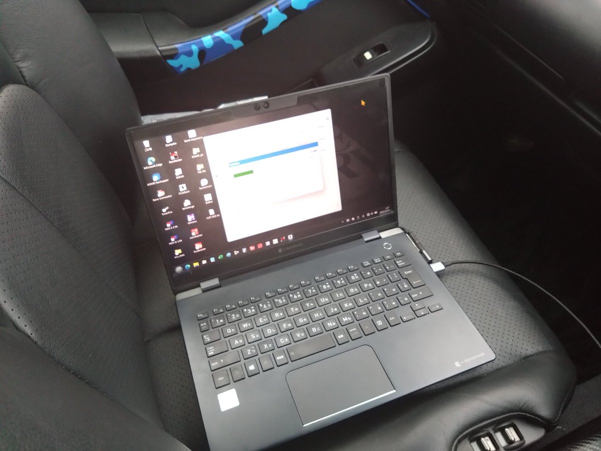 昨日Windows11にアプデしたので、仕事の前に動作確認（笑）