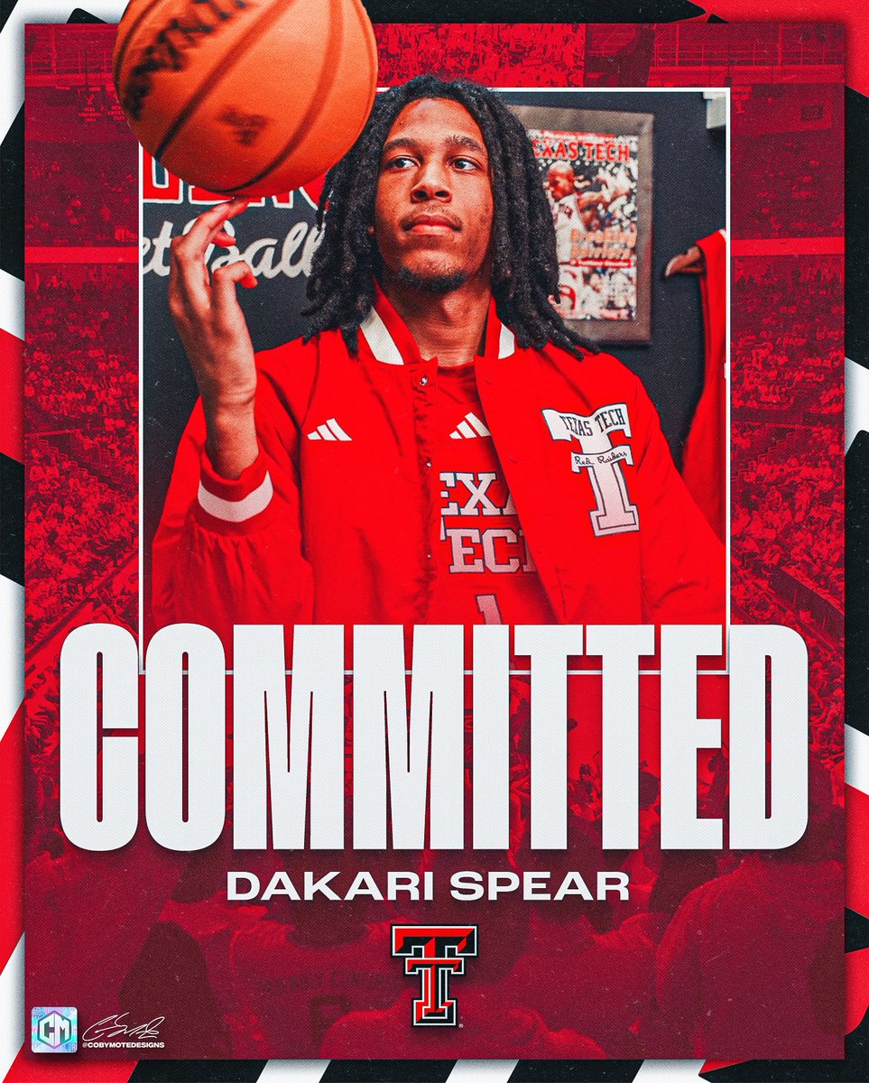 Tobias Bass (@tobias_bass) on Twitter photo NEWS: 4⭐️Dakari Spear has committed to Texas Tech, he tells <a href="/TheAthleticCBB/">The Athletic CBB</a>
He averaged 11.6 points, 2.8 rebounds, 2.8 assists per game this summer for <a href="/DriveNation_E15/">Drive Nation EYBL</a> NEWS: 4⭐️Dakari Spear has committed to Texas Tech, he tells <a href="/TheAthleticCBB/">The Athletic CBB</a>
He averaged 11.6 points, 2.8 rebounds, 2.8 assists per game this summer for <a href="/DriveNation_E15/">Drive Nation EYBL</a>