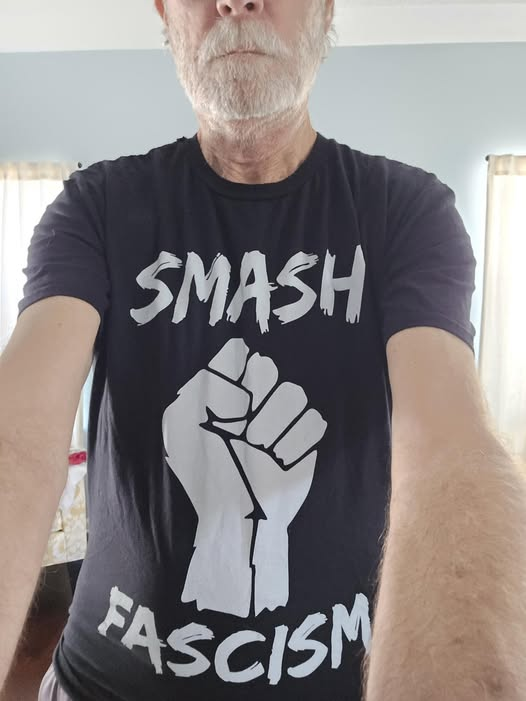 Does this mean I am a card-carrying member of antifa?
Wasn't this the patriotic slogan during WWII?