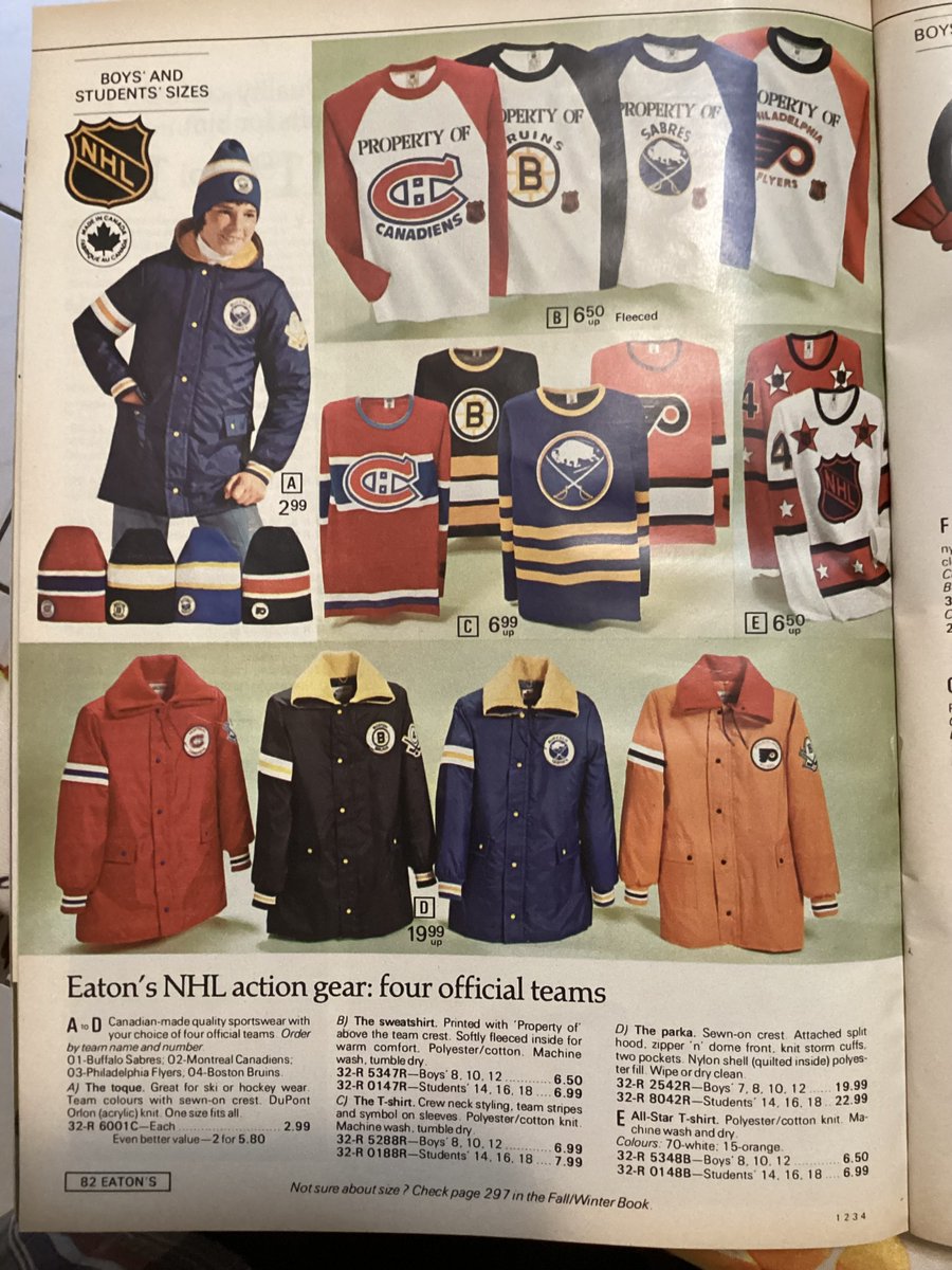 73 shopping days until Christmas. Page 82 of the catalogue. Hockey jersey prices have gone up a bit!