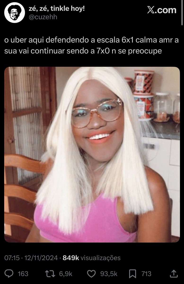 quando veio uber até do inferno me atacar aqui