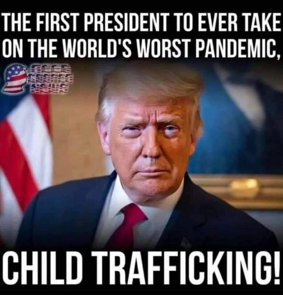 emma6USA's tweet image. President Trump Is the First President to ever take on the Worlds Worst Pandemic. CHILD TRAFFICKING