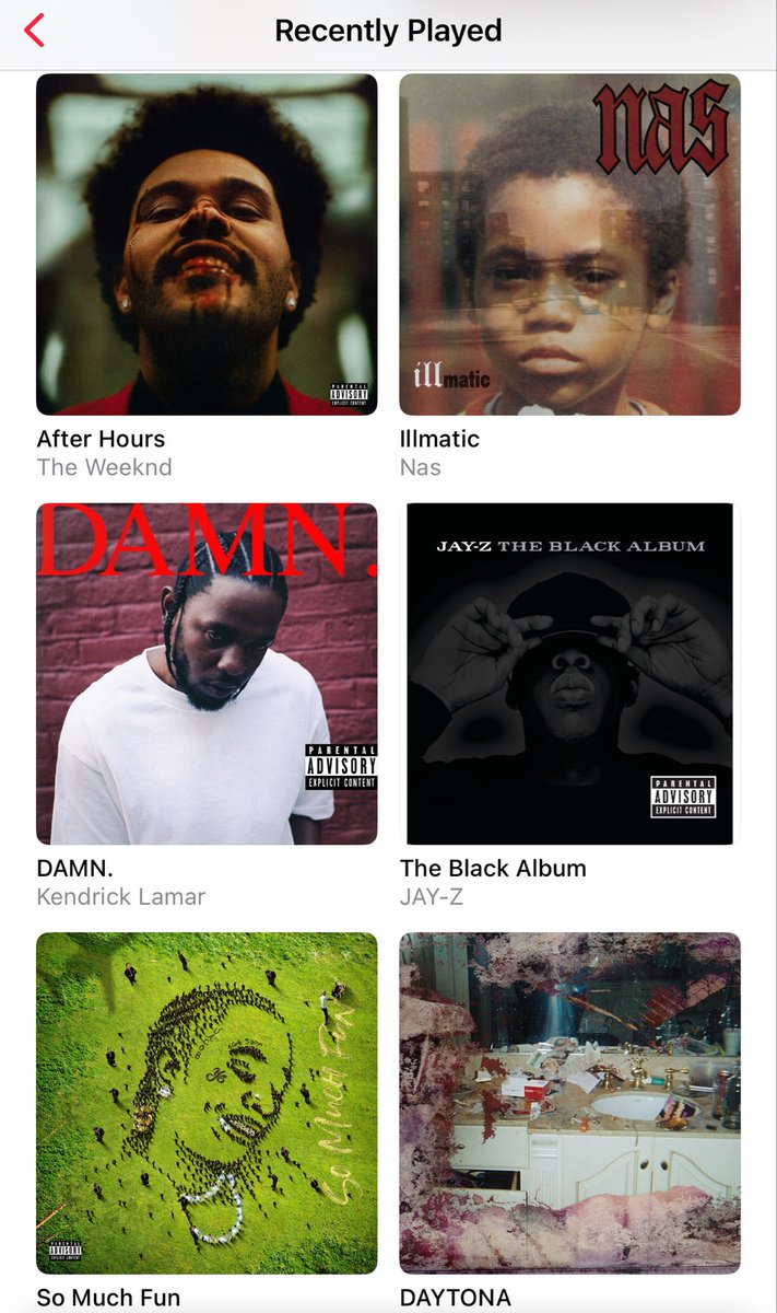 lildill18's tweet photo. Best Albums from my recently played? https://t.co/SlC4uZ6l1D