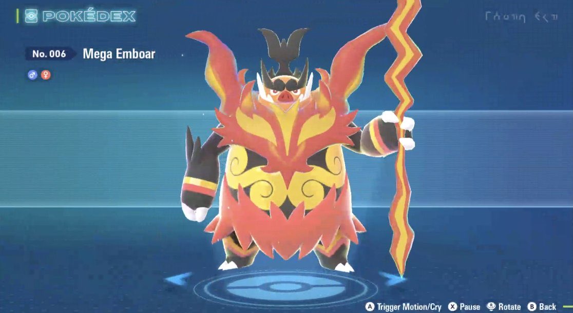 PokeVerse93's tweet photo. Mega Emboar Dex Screen

#Pokemon #PokemonLegendsZA #MegaEmboar https://t.co/ZIarEvKQyX