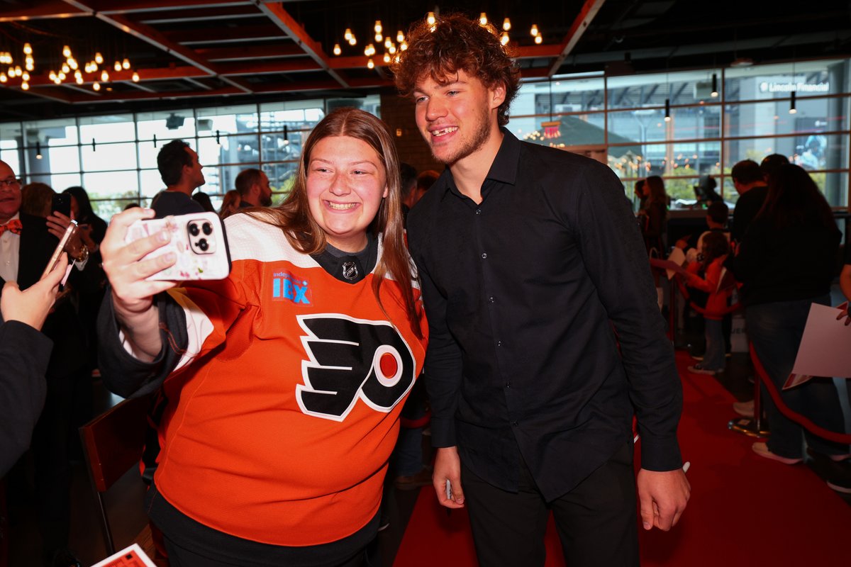 NHLFlyers's tweet image. Rolled out the red carpet for the boys. (Literally!)

#FLAvsPHI | #LetsGoFlyers