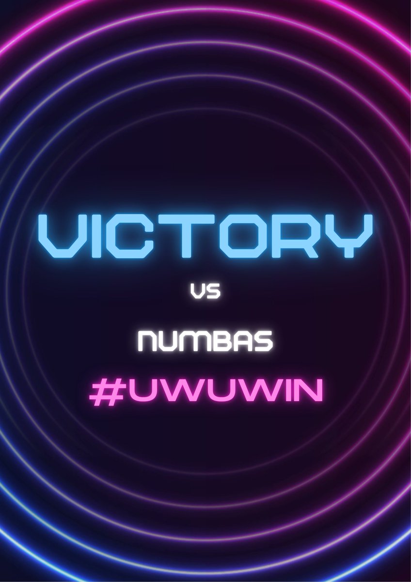 SSUUUUUU WIN 2/0 
POTG : TOP
LETTSS GOOOO
#UWU #UWUWIN