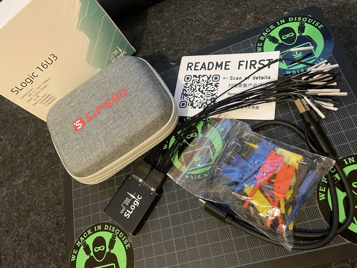 CyberAntani's tweet image. As seasoned hardware hacker I had to put my hands on it and try it out! Here a quick overview and teardown of this little fella: 𝐭𝐡𝐞 𝐒𝐋𝐨𝐠𝐢𝐜 𝟏𝟔𝐔𝟑 𝐥𝐨𝐠𝐢𝐜 𝐚𝐧𝐚𝐥𝐲𝐳𝐞𝐫! 😍🏴☠️